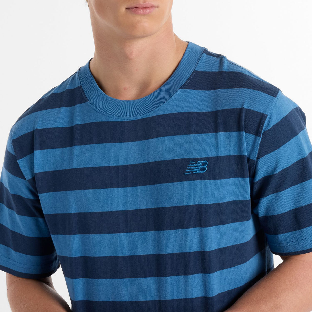 New Balance Men's Athletics Cotton Thick Stripe T-Shirt-6