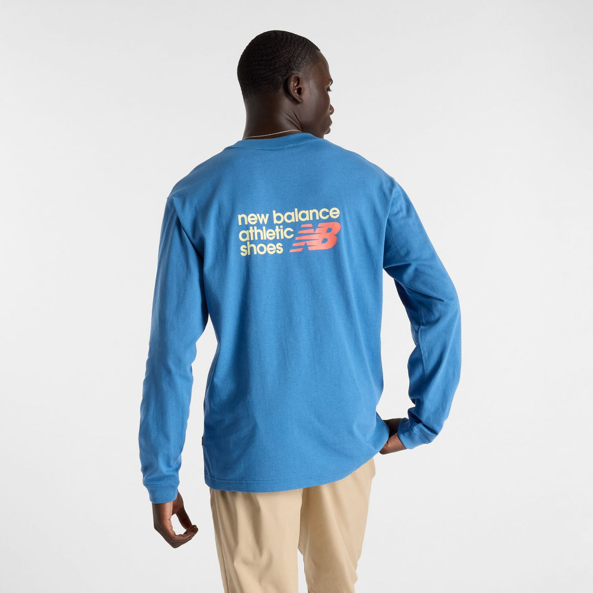New Balance Men's Athletics Premium Back Logo Long Sleeve-3