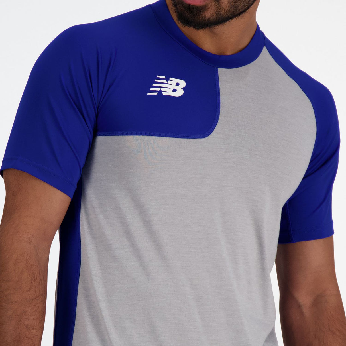 New Balance Men's SS Asym Baseball Top Right-4