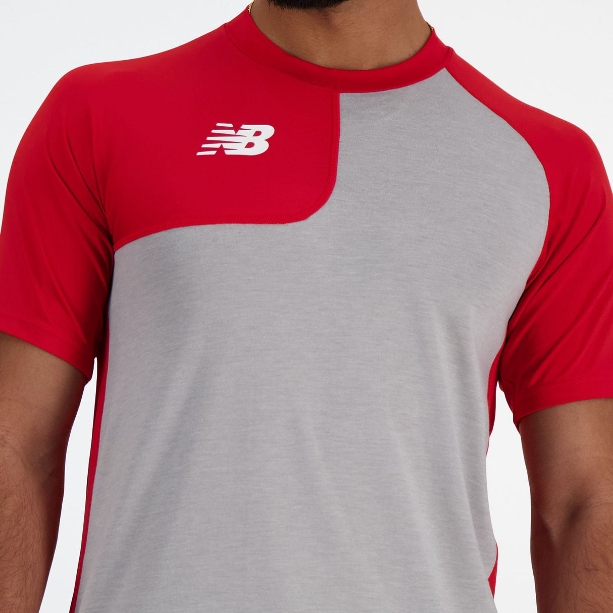 New Balance Men's SS Asym Baseball Top Right-4