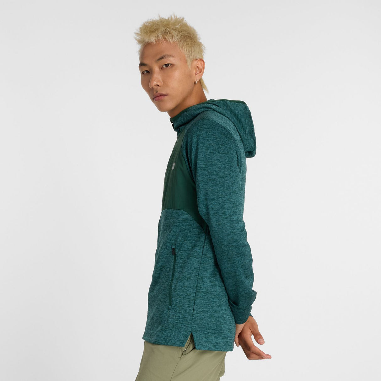 New Balance Men's Heat Grid Hooded Full Zip-4