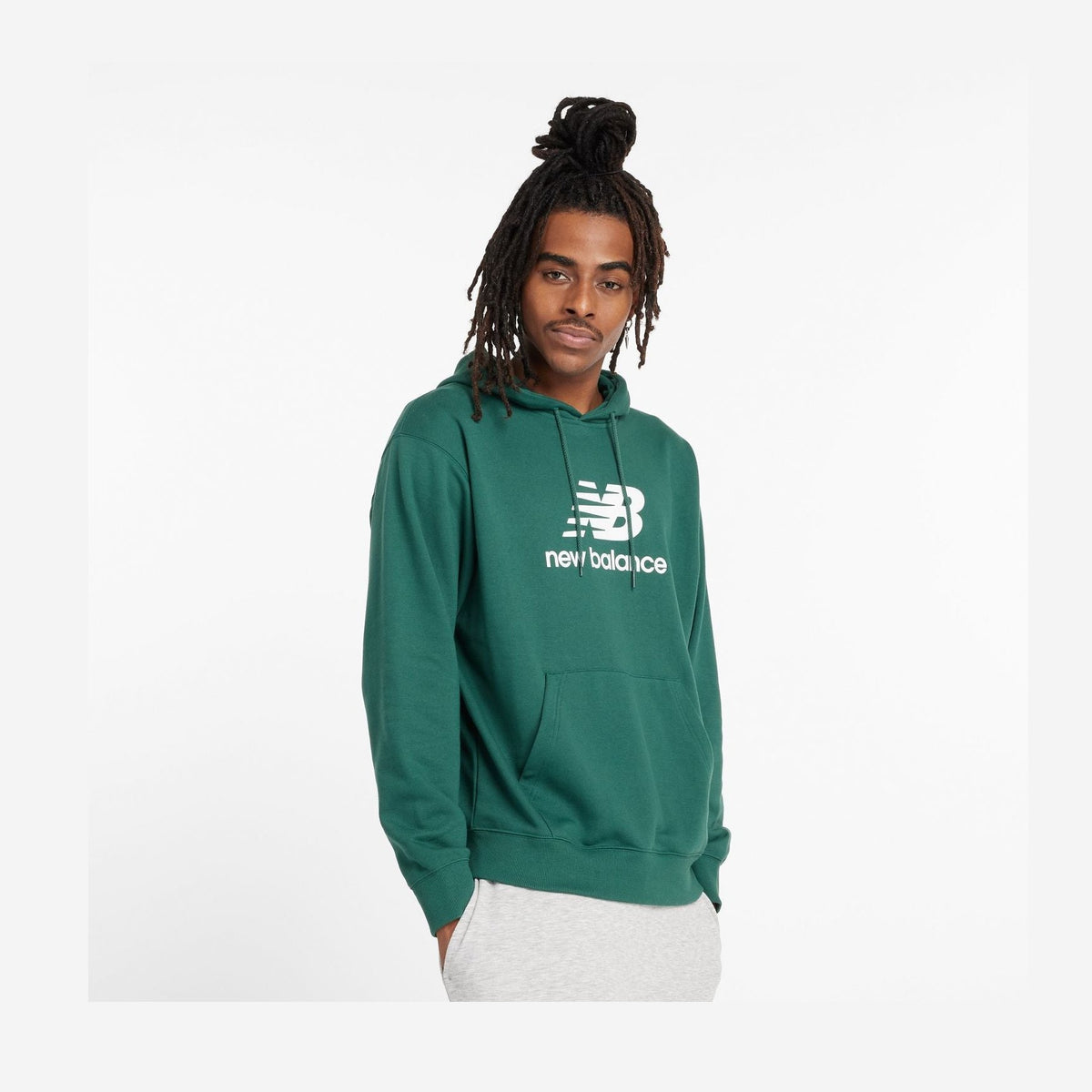 New Balance Men's Sport Essentials French Terry Logo Hoodie-1