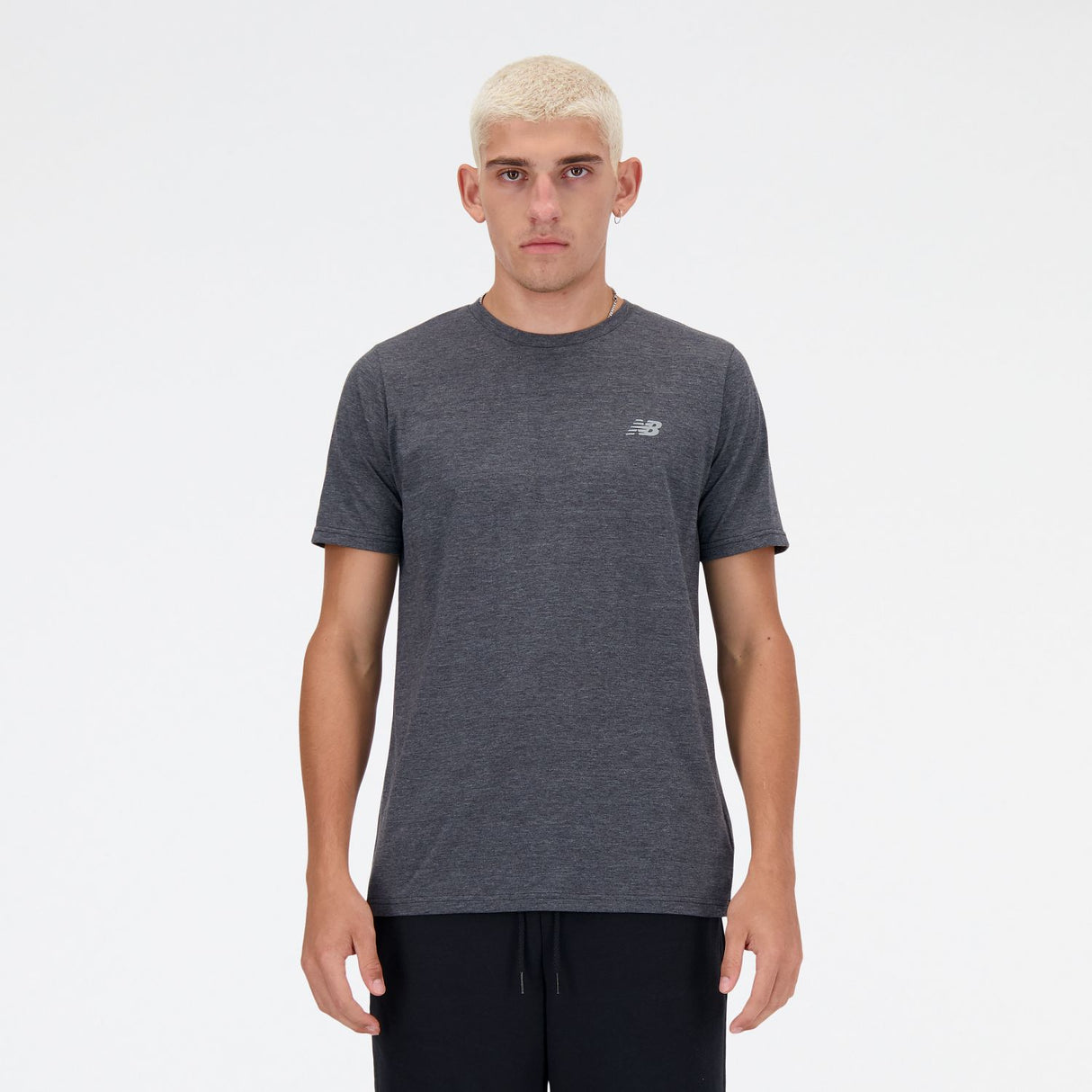 New Balance Men's Sport Essentials Heathertech T-Shirt-1