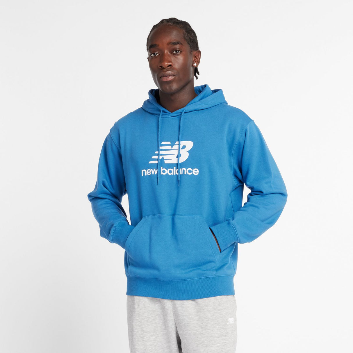 New Balance Men's Sport Essentials French Terry Logo Hoodie-1