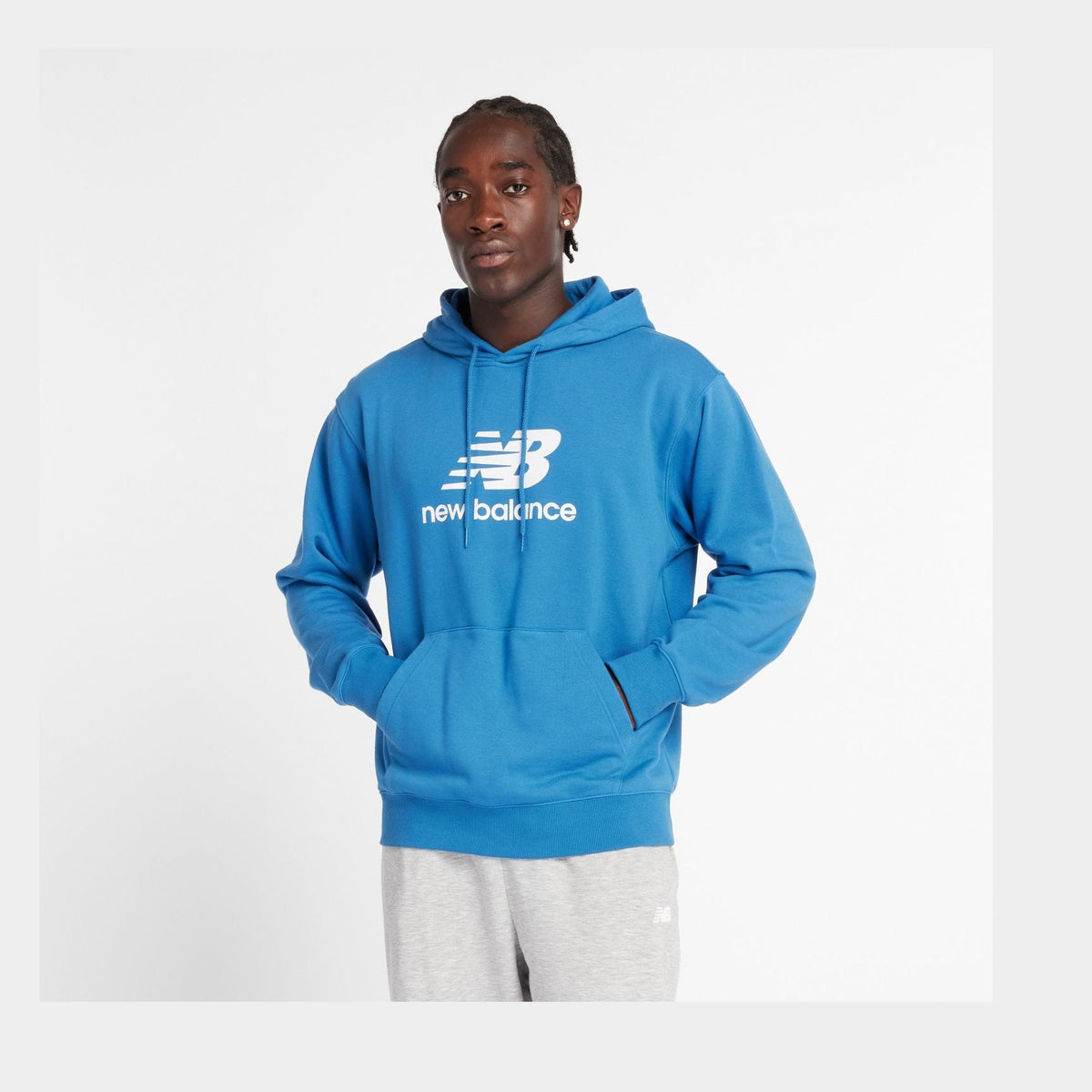 New Balance Men's Sport Essentials French Terry Logo Hoodie-1