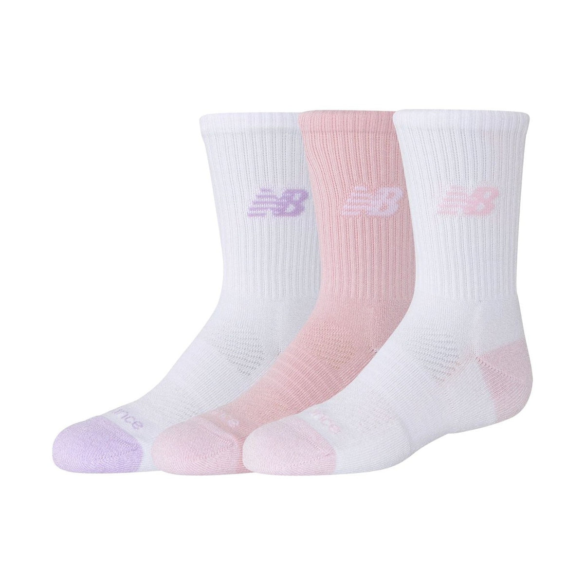 New Balance Youth Active Crew Socks 3 Pairs-1