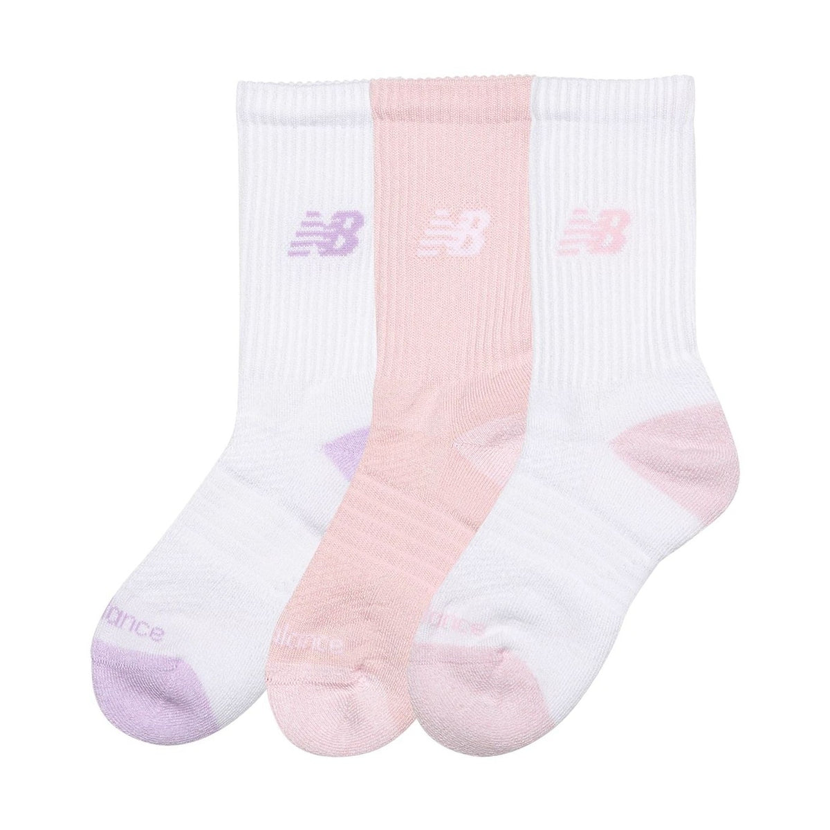 New Balance Youth Active Crew Socks 3 Pairs-2