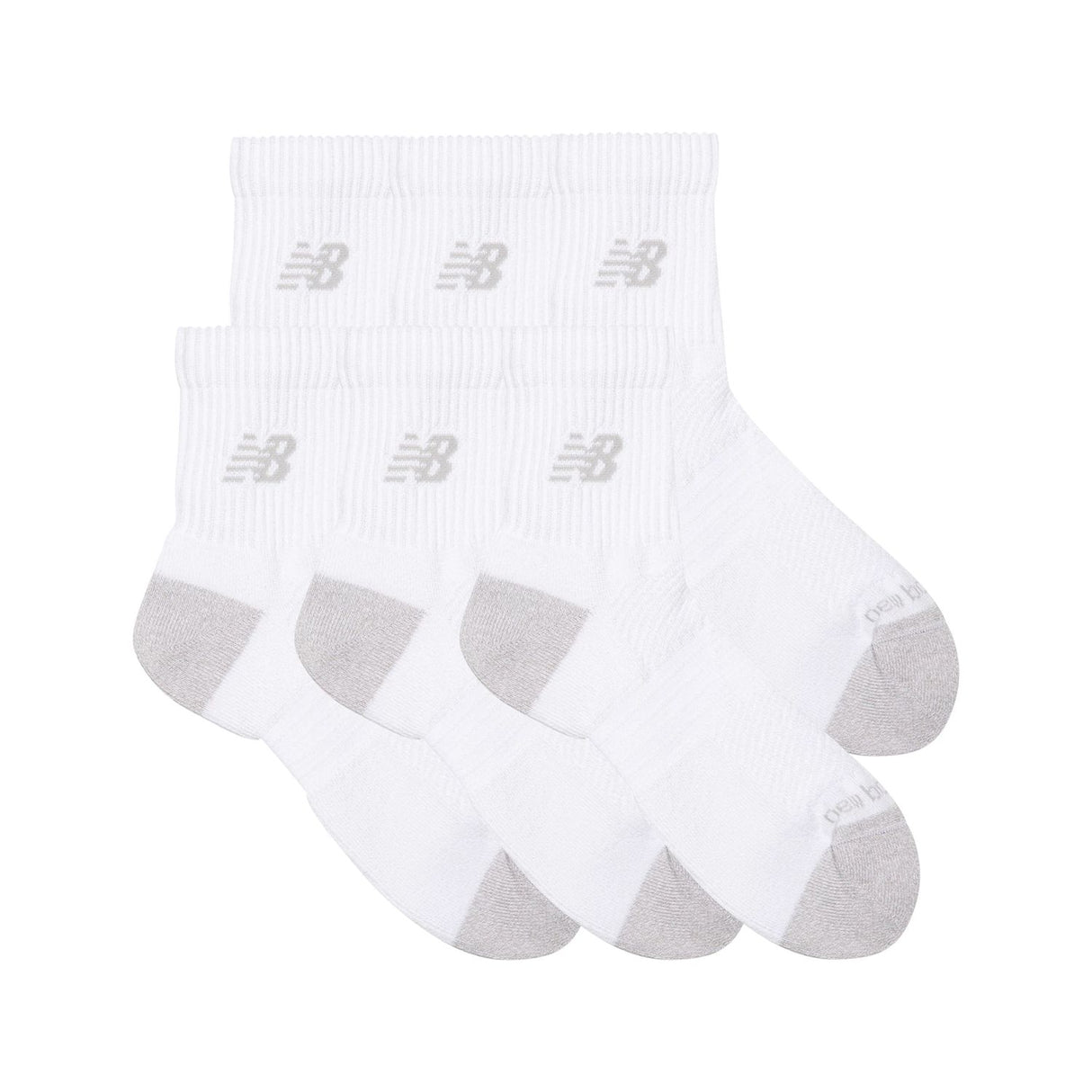 New Balance Youth Active Crew Socks 6 Pack-3