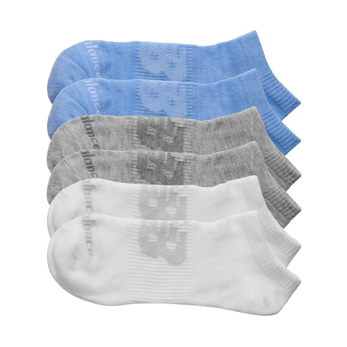 New Balance Flat Knit No Show Socks 6 Pack-1