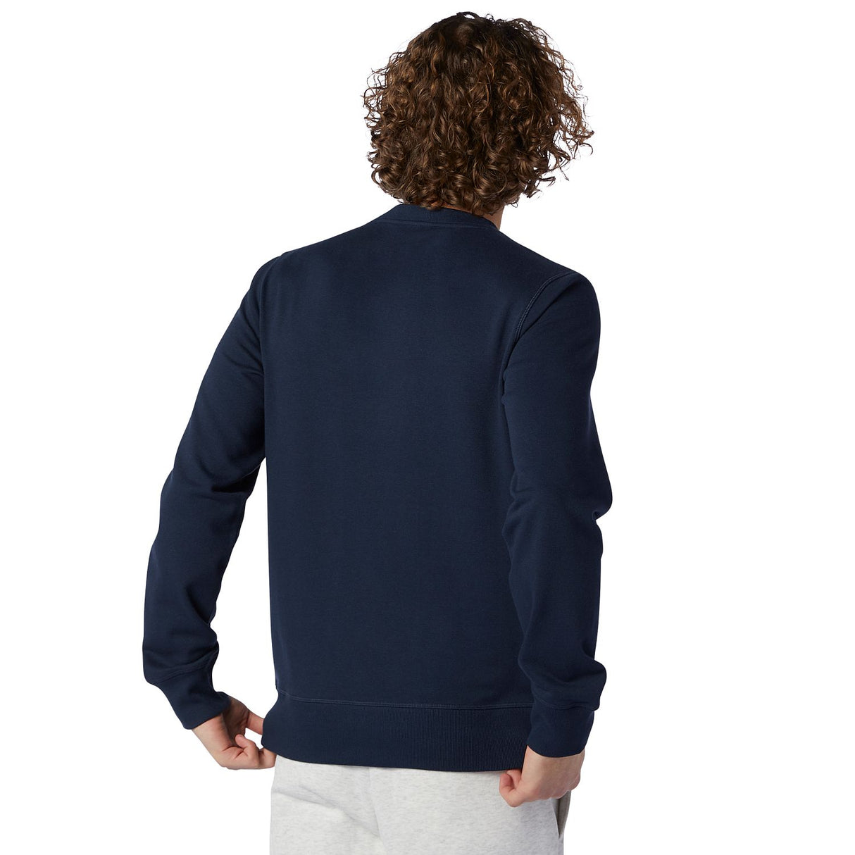 New Balance Men's Essentials Stacked Logo Crew-5