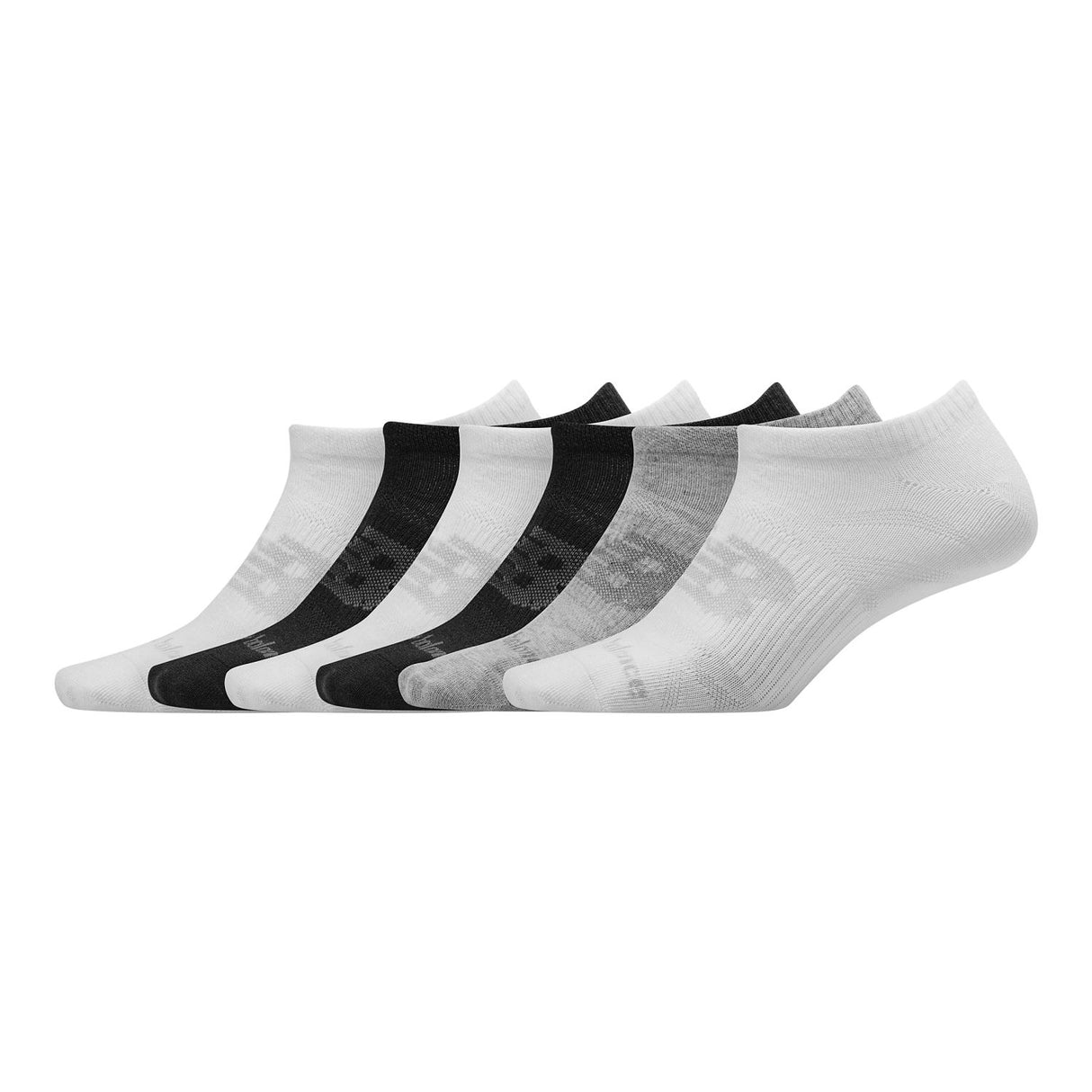 New Balance Flat Knit No Show Socks 6 Pack-1