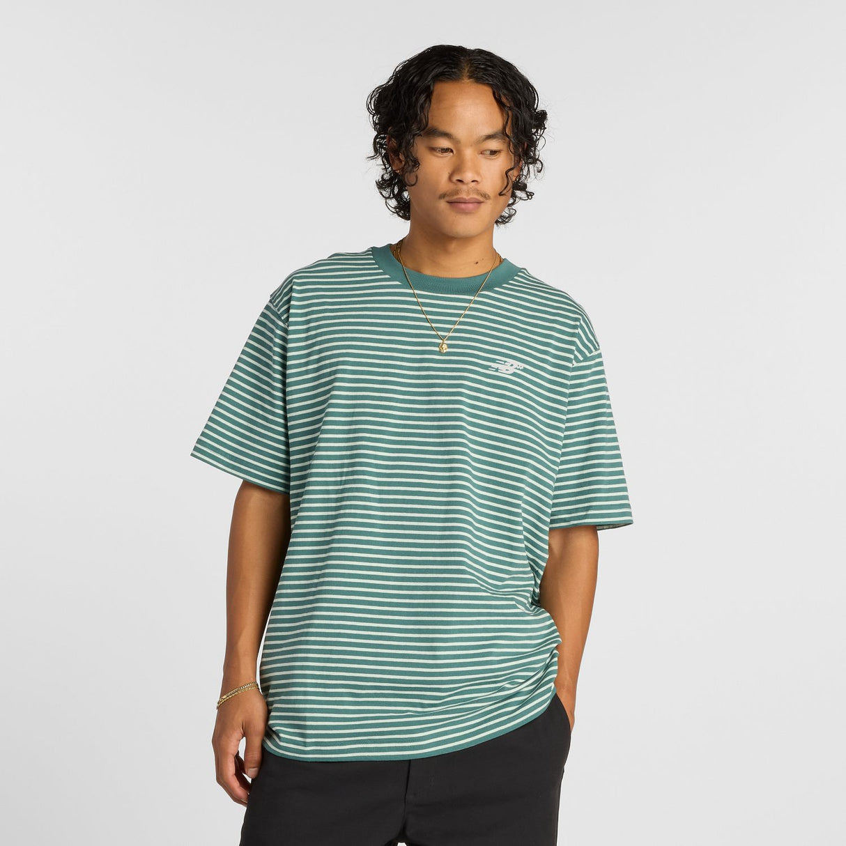 New Balance Men's Numeric Thin Stripe T-Shirt-3