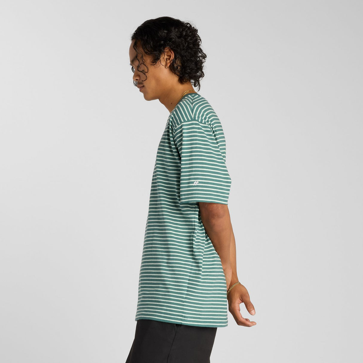 New Balance Men's Numeric Thin Stripe T-Shirt-4