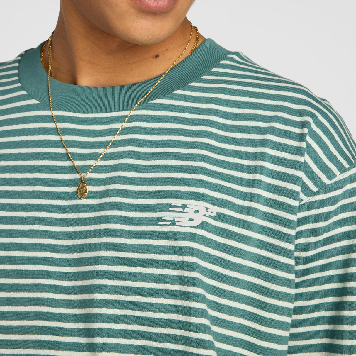 New Balance Men's Numeric Thin Stripe T-Shirt-7