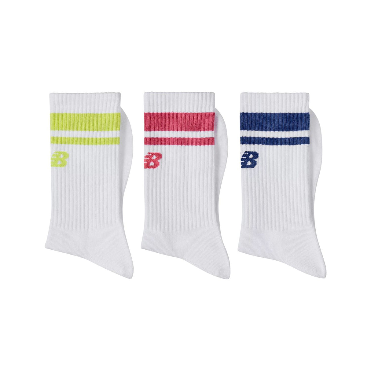 New Balance Essentials Line Midcalf Socks 3 Pack-2