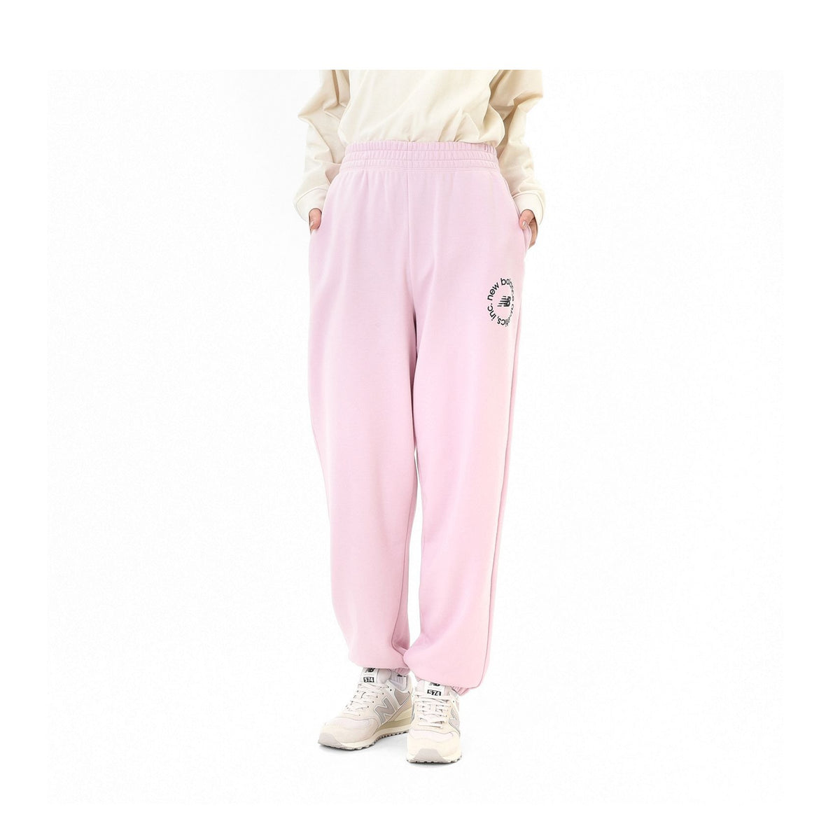 New Balance Women's Sport French Terry Graphic Sweatpant-1