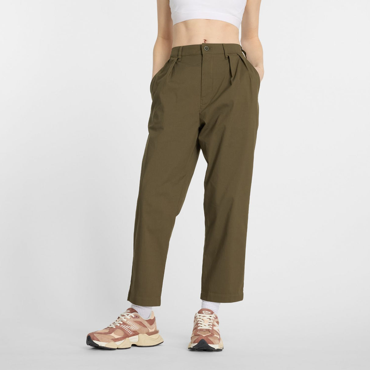 New Balance Women's Boylston Twill Tapered Pant-3