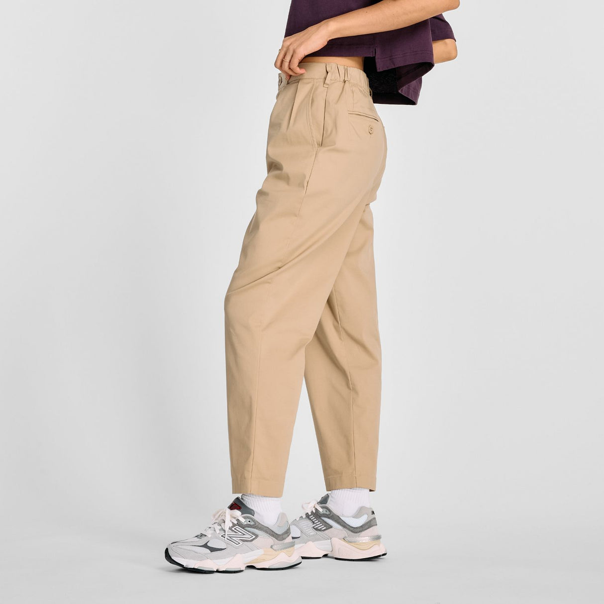 New Balance Women's Boylston Twill Tapered Pant-4