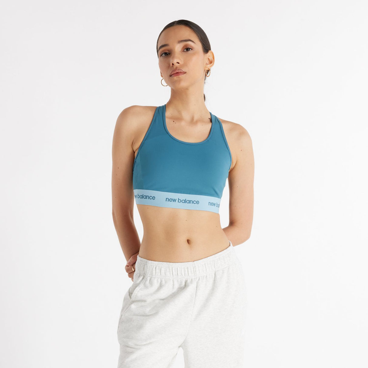 New Balance Women's Sleek Medium Support Sports Bra-1