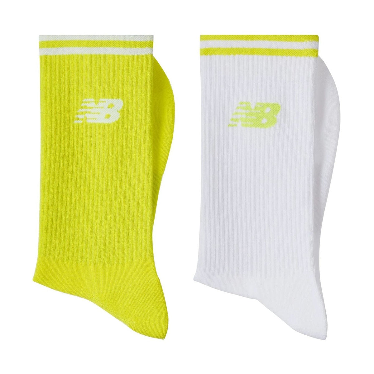 New Balance Running Stripe Midcalf Socks 2 Pairs-2