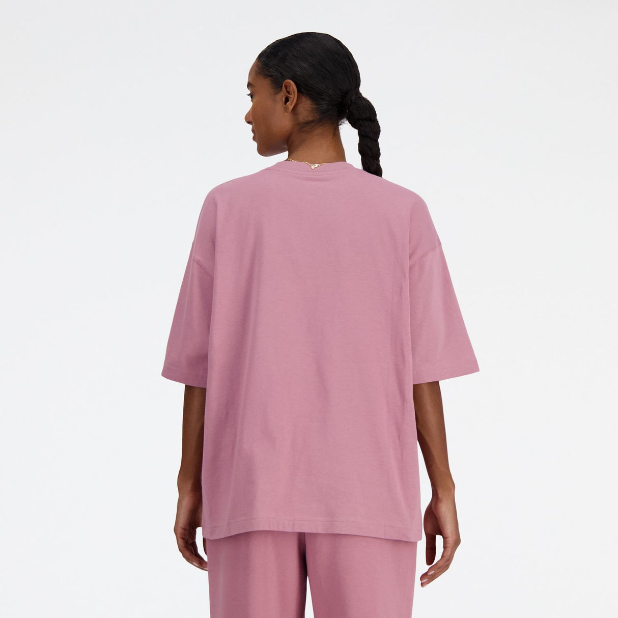 New Balance Women's Iconic Collegiate Jersey Oversized T-Shirt-3