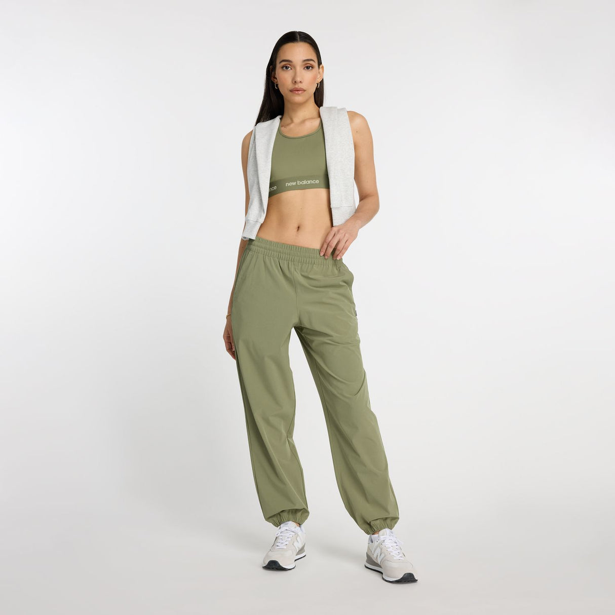 New Balance Women's Athletics Stretch Woven Jogger-1