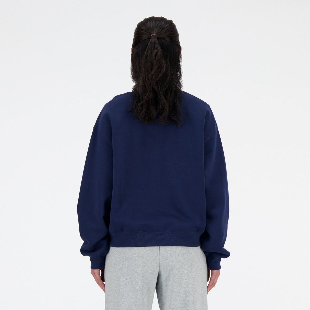 New Balance Women's Sport Essentials Fleece Logo Crew-3