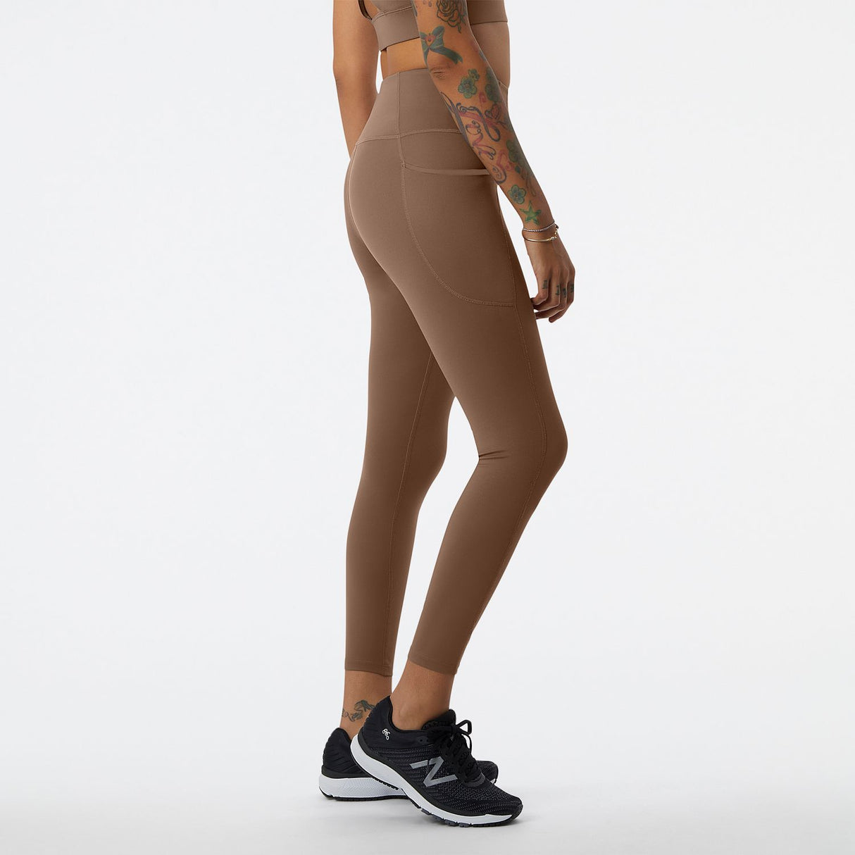 New Balance Women's Shape Shield 7/8 High Rise Pocket Tight-2