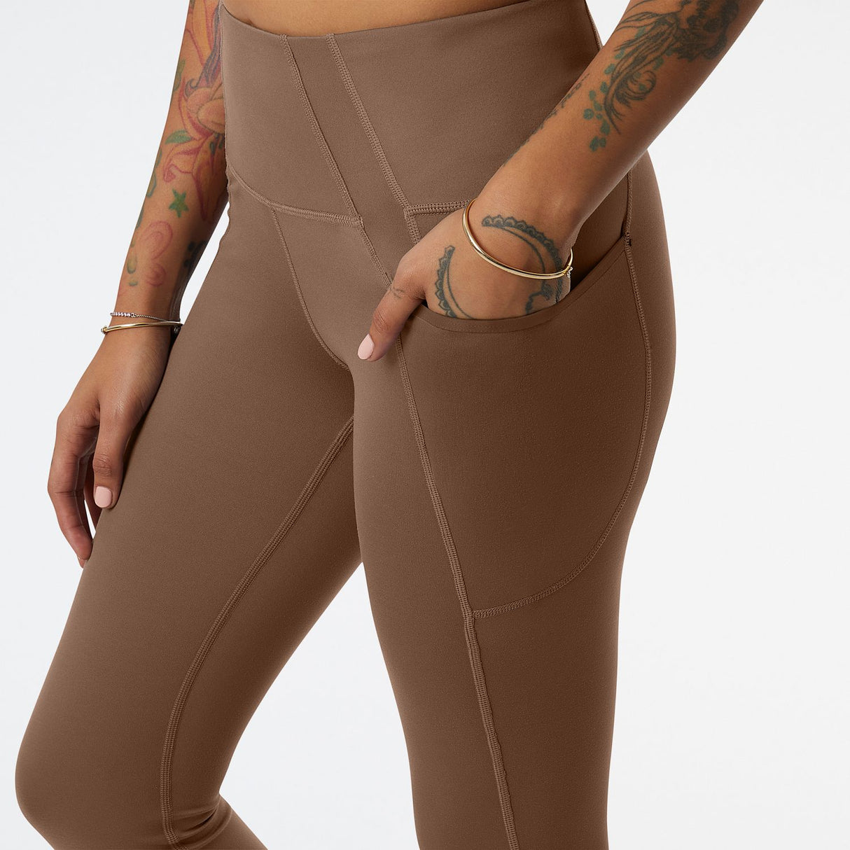 New Balance Women's Shape Shield 7/8 High Rise Pocket Tight-4