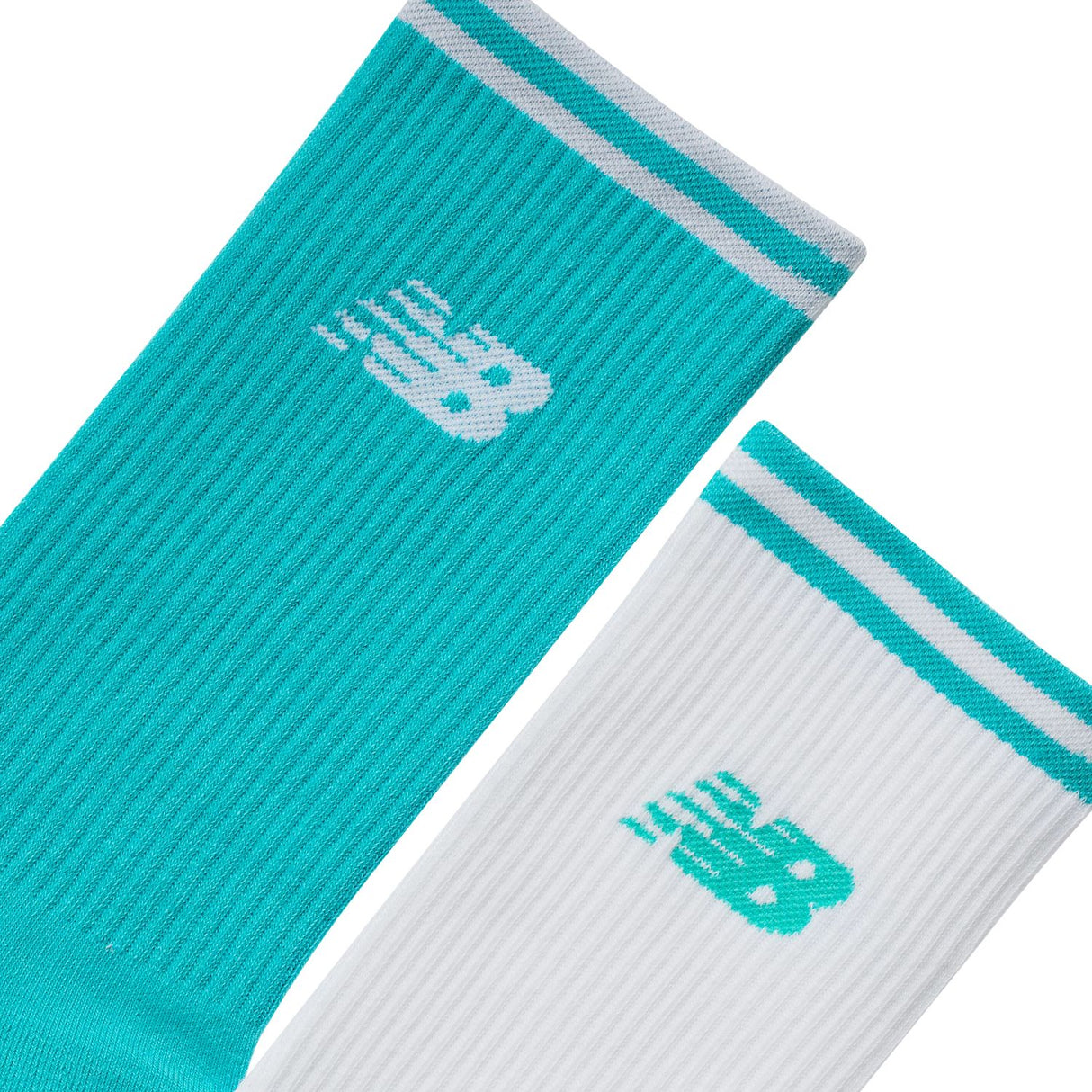 New Balance Running Stripe Midcalf Socks 2 Pairs-3