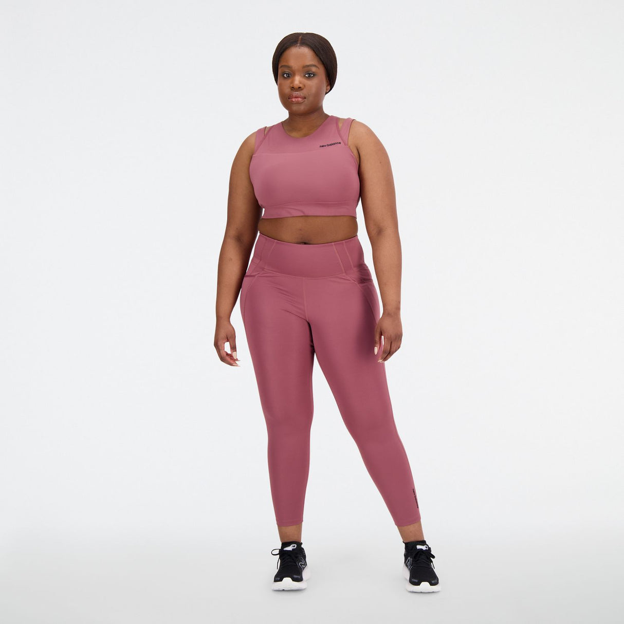 New Balance Women's Shape Shield 7/8 High Rise Pocket Tight-2
