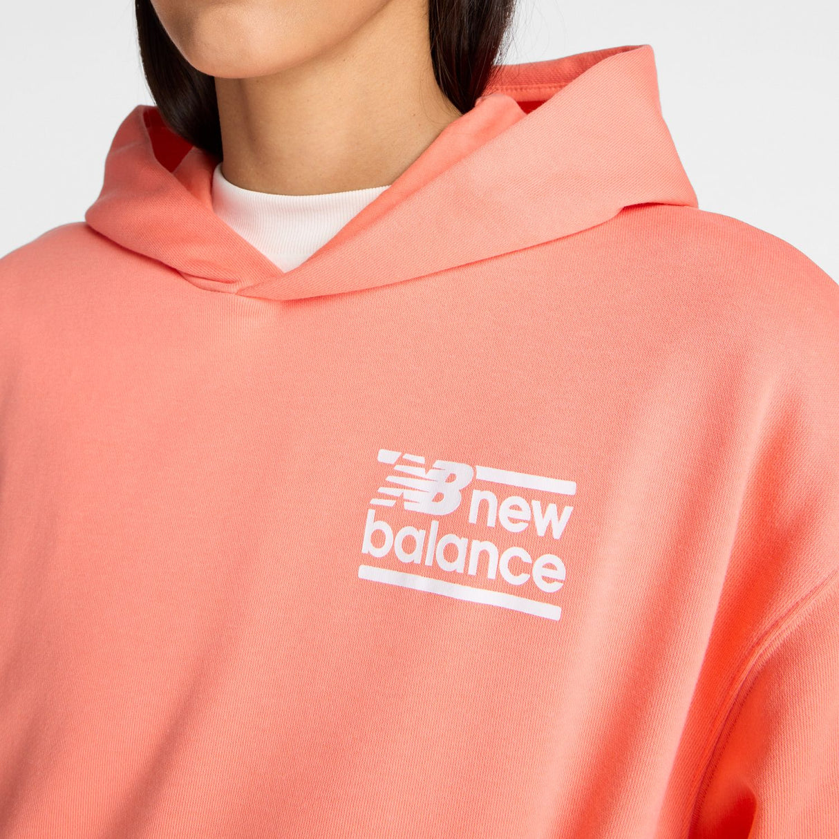 New Balance Women's Sport French Terry Graphic Hoodie-5