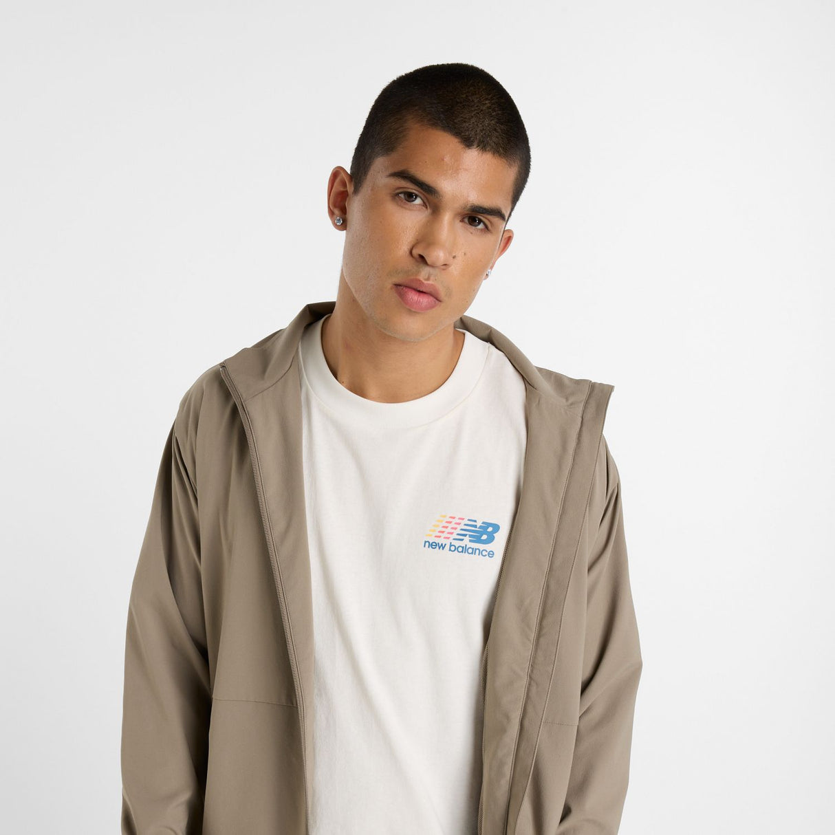New Balance Men's Athletics Multi Color Logo T-Shirt-2