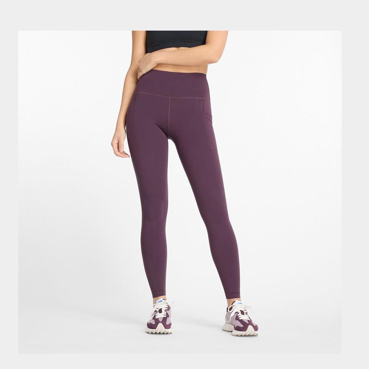 New Balance Women's Sleek Pocket High Rise Legging 27-3