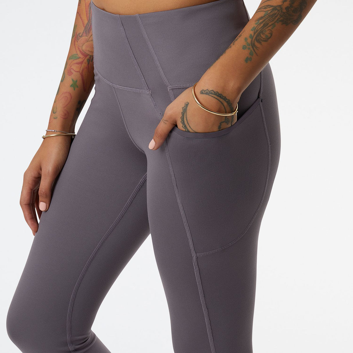 New Balance Women's Shape Shield 7/8 High Rise Pocket Tight-4