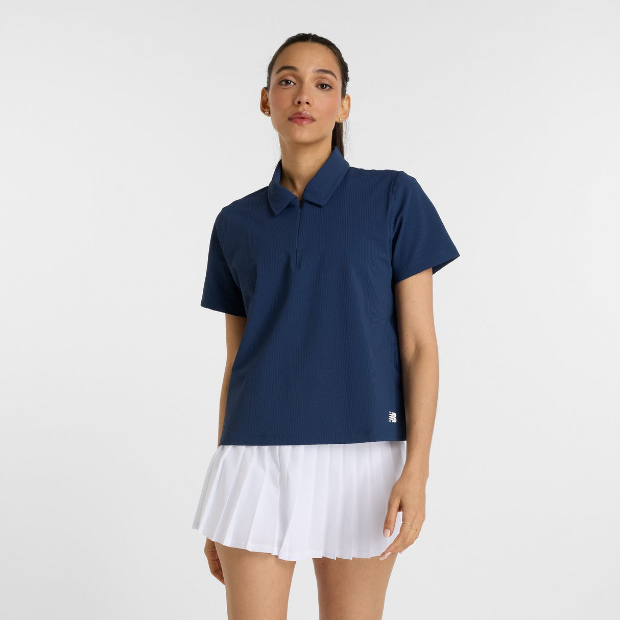 New Balance Women's Seersucker Tournament Polo-1