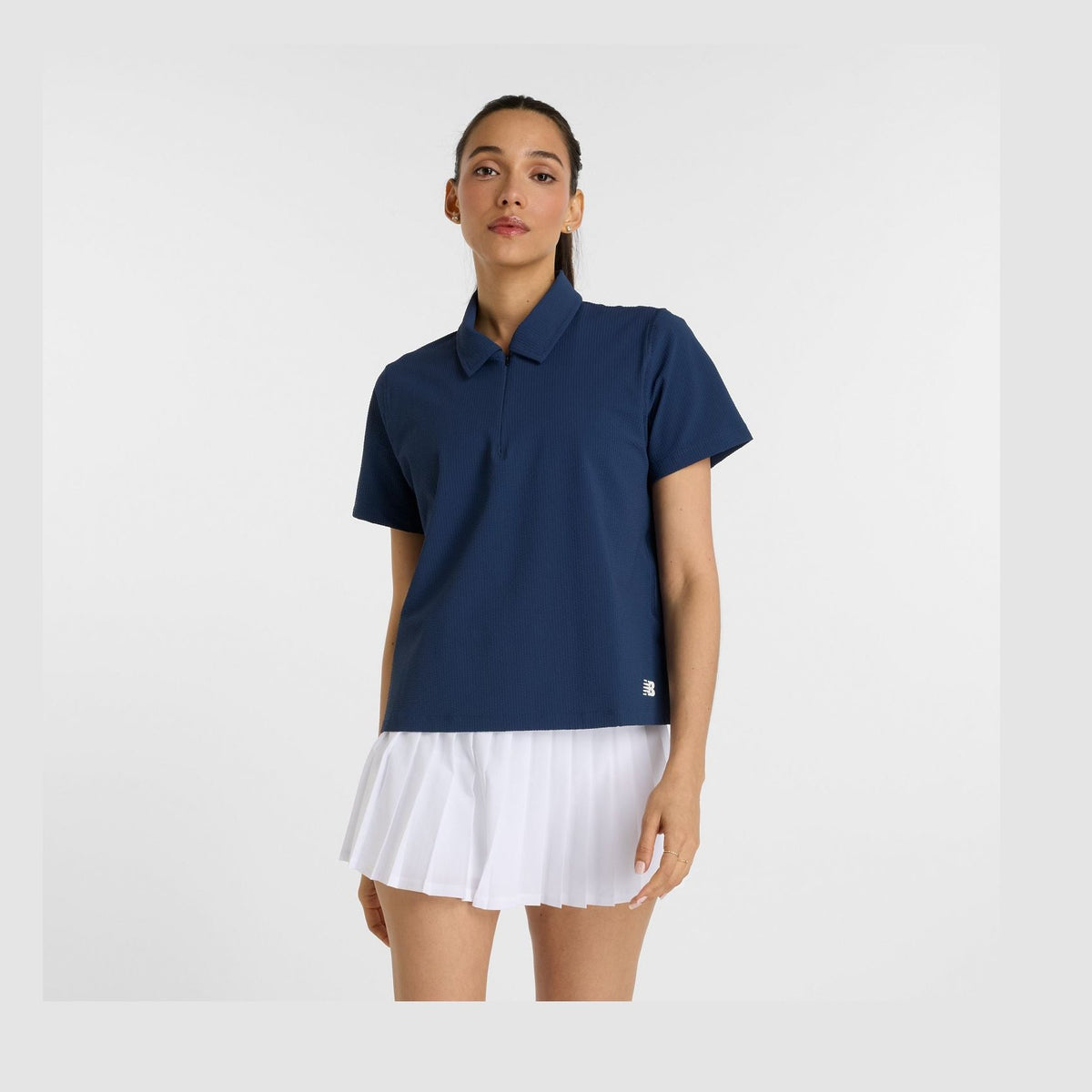 New Balance Women's Seersucker Tournament Polo-1