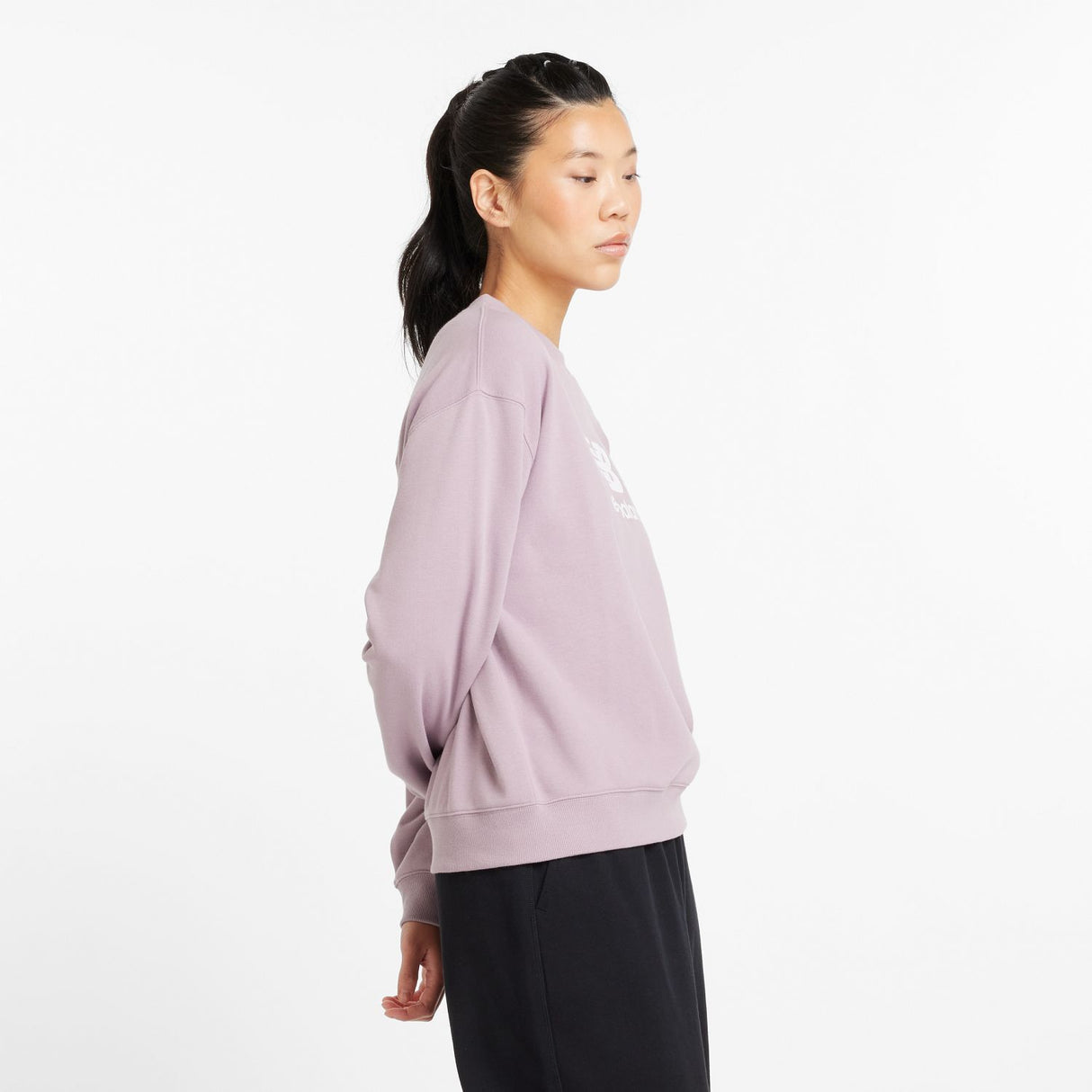 New Balance Women's Sport Essentials French Terry Logo Crew-2