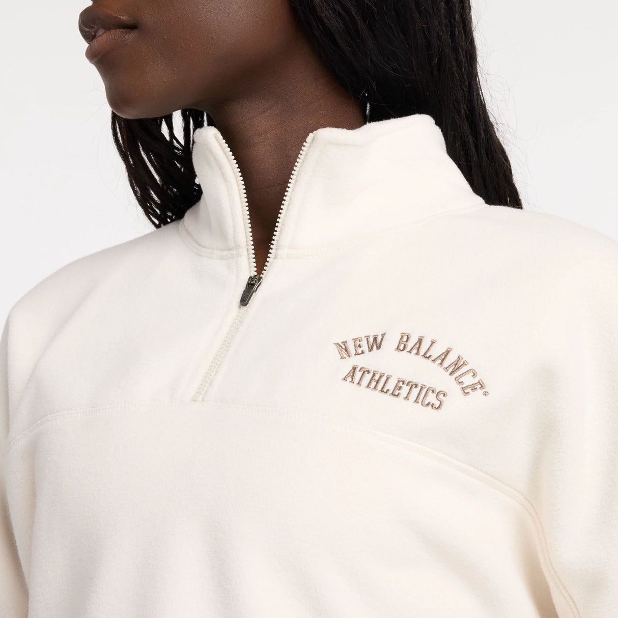 New Balance Women's Graphic Polar Fleece Half Zip-4