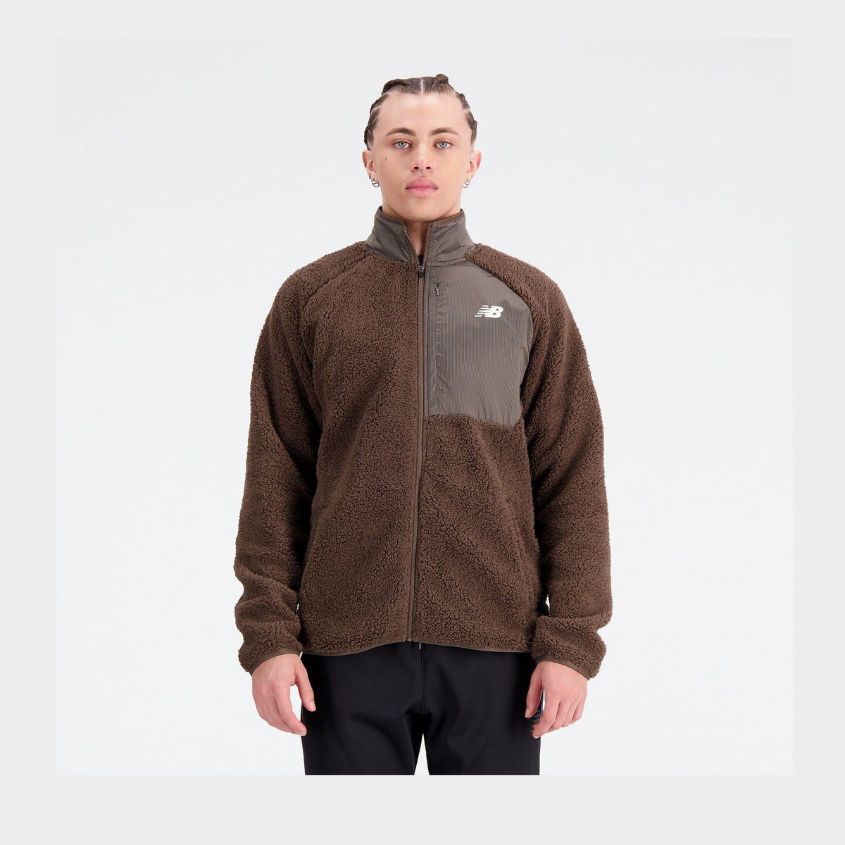 New Balance Men's Q Speed Sherpa Jacket-1