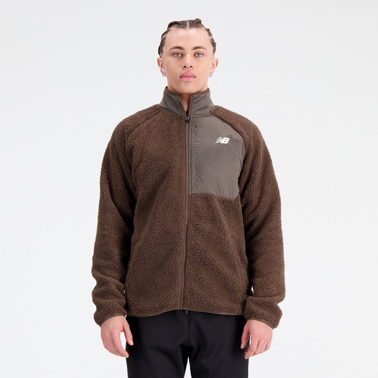 New Balance Men's Q Speed Sherpa Jacket-1