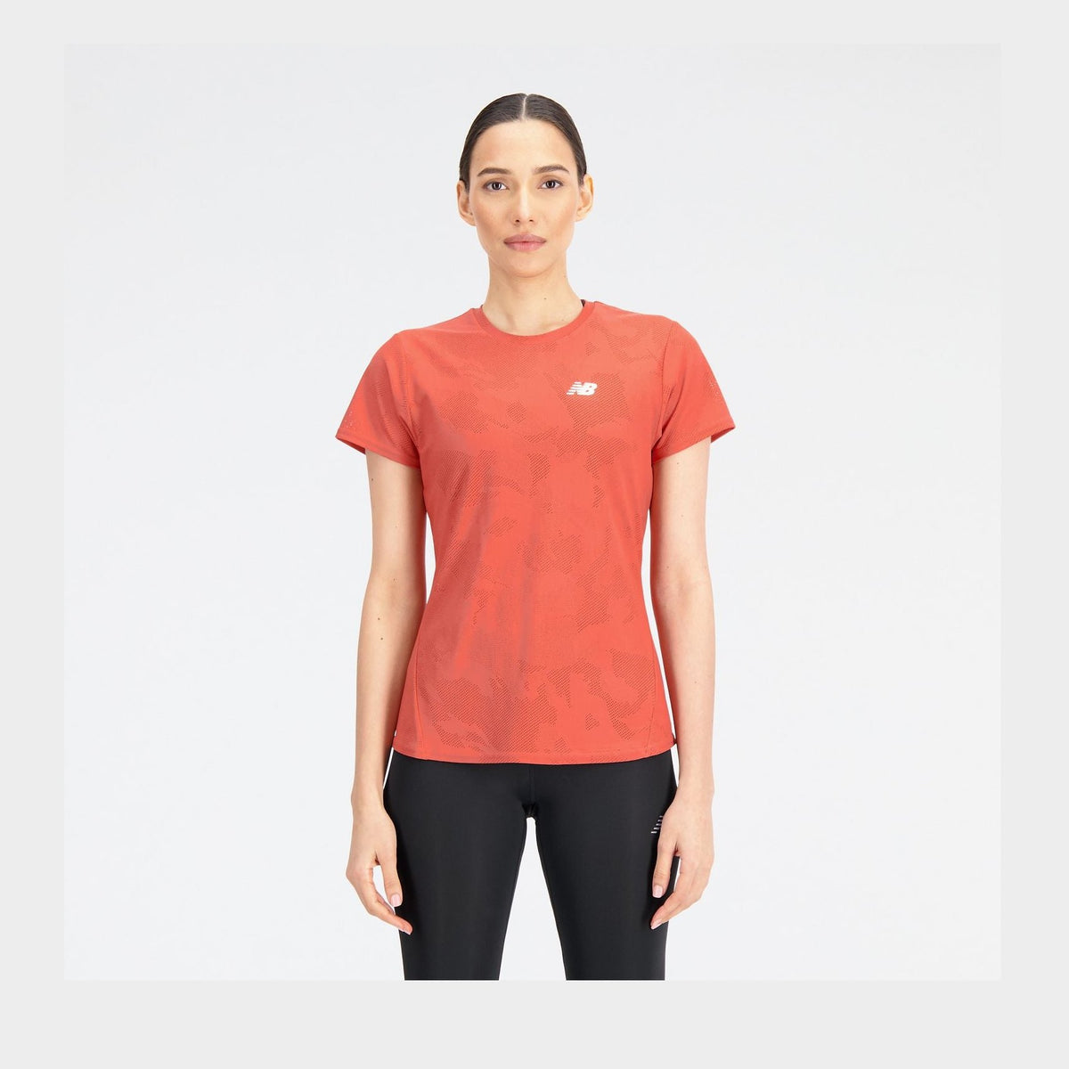 New Balance Women's Q Speed Jacquard Short Sleeve-1