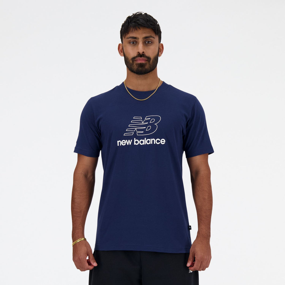 New Balance Men's Sport Graphic V Flying NB Brand T-Shirt-1