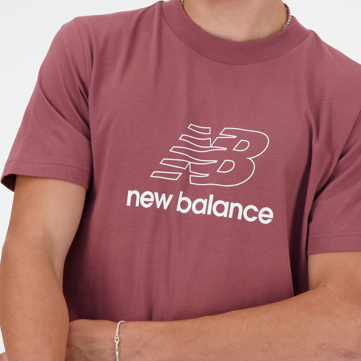 New Balance Men's Sport Graphic V Flying NB Brand T-Shirt-4