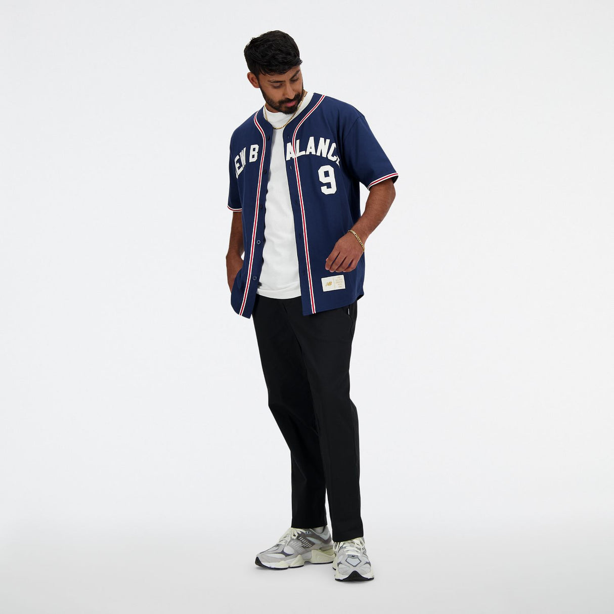 New Balance Men's Sportswear's Greatest Hits Baseball Jersey-1