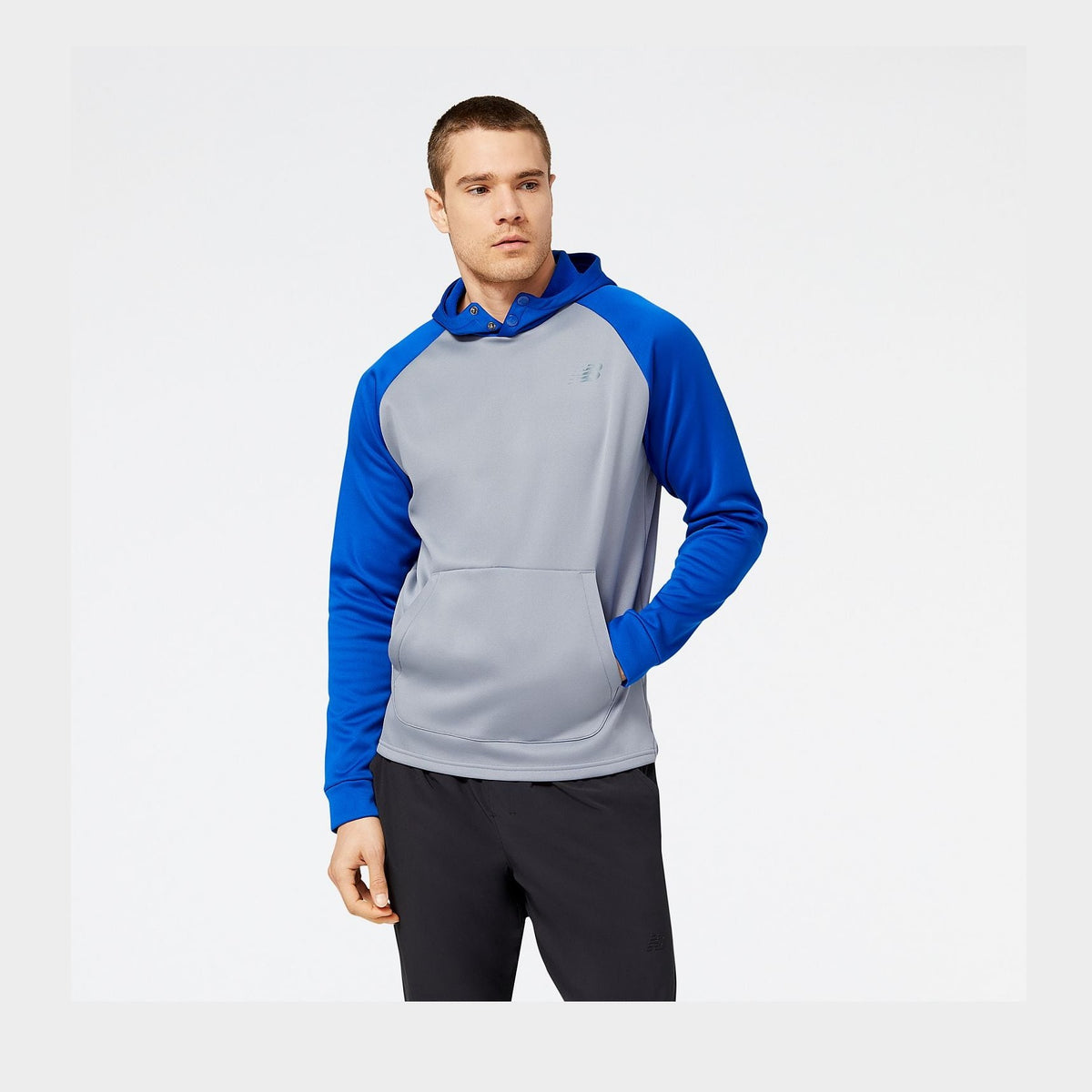 New Balance Men's Baseball Pull Over Hoodie-1