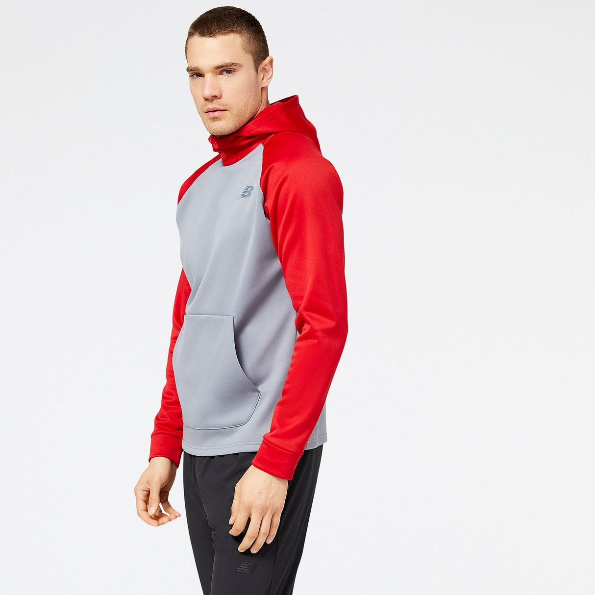 New Balance Men's Baseball Pull Over Hoodie-2