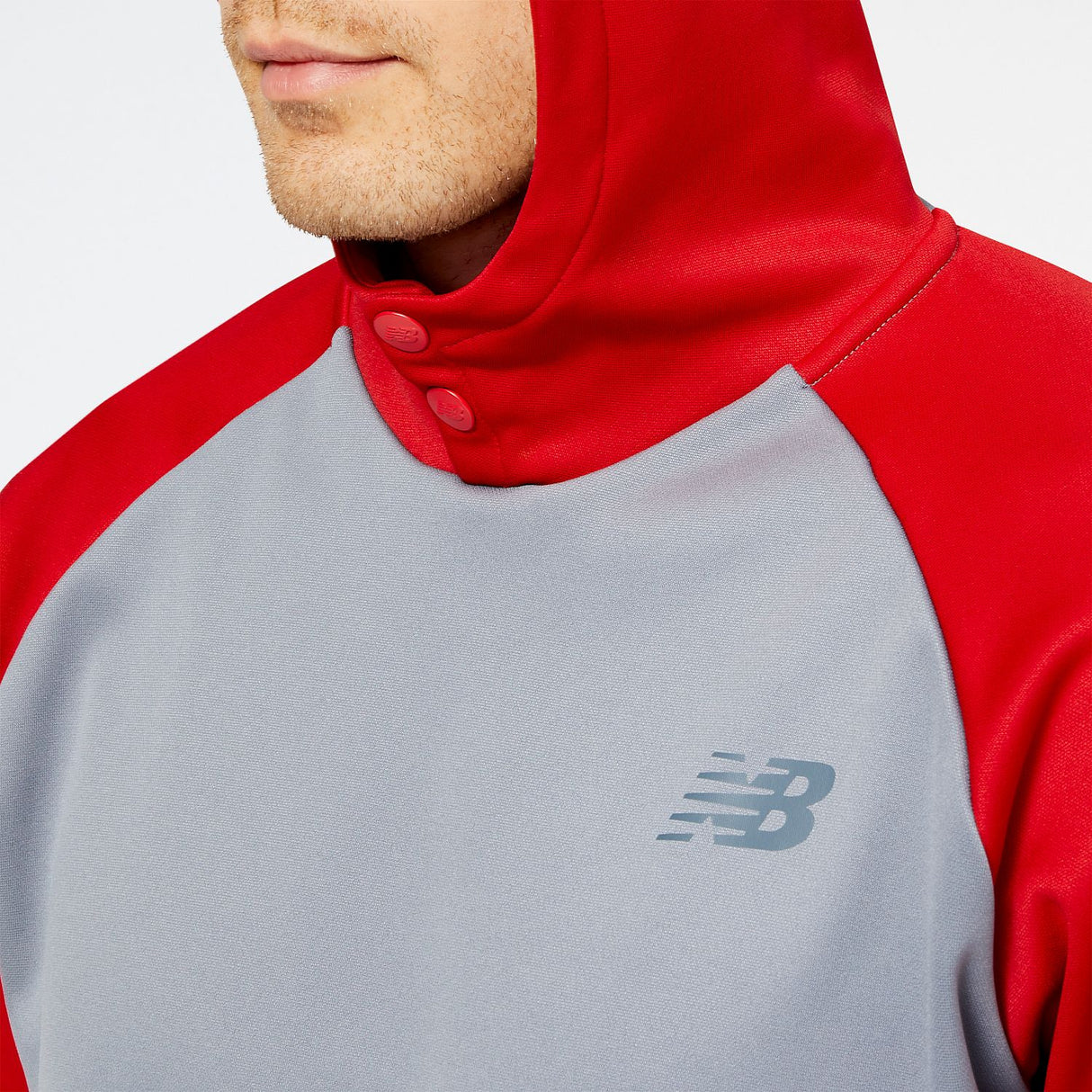 New Balance Men's Baseball Pull Over Hoodie-4