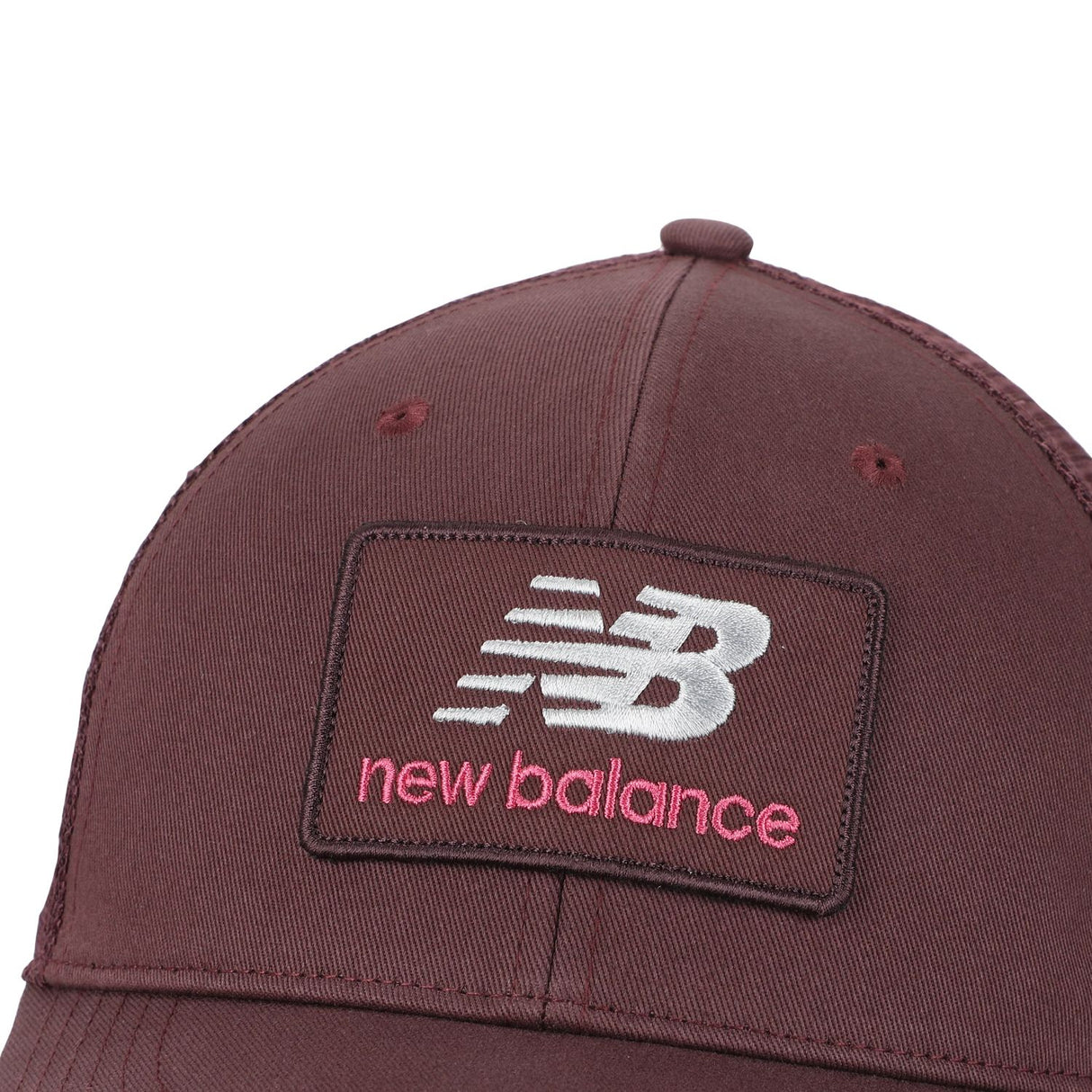 New Balance Stacked Patch Logo Trucker Hat-3