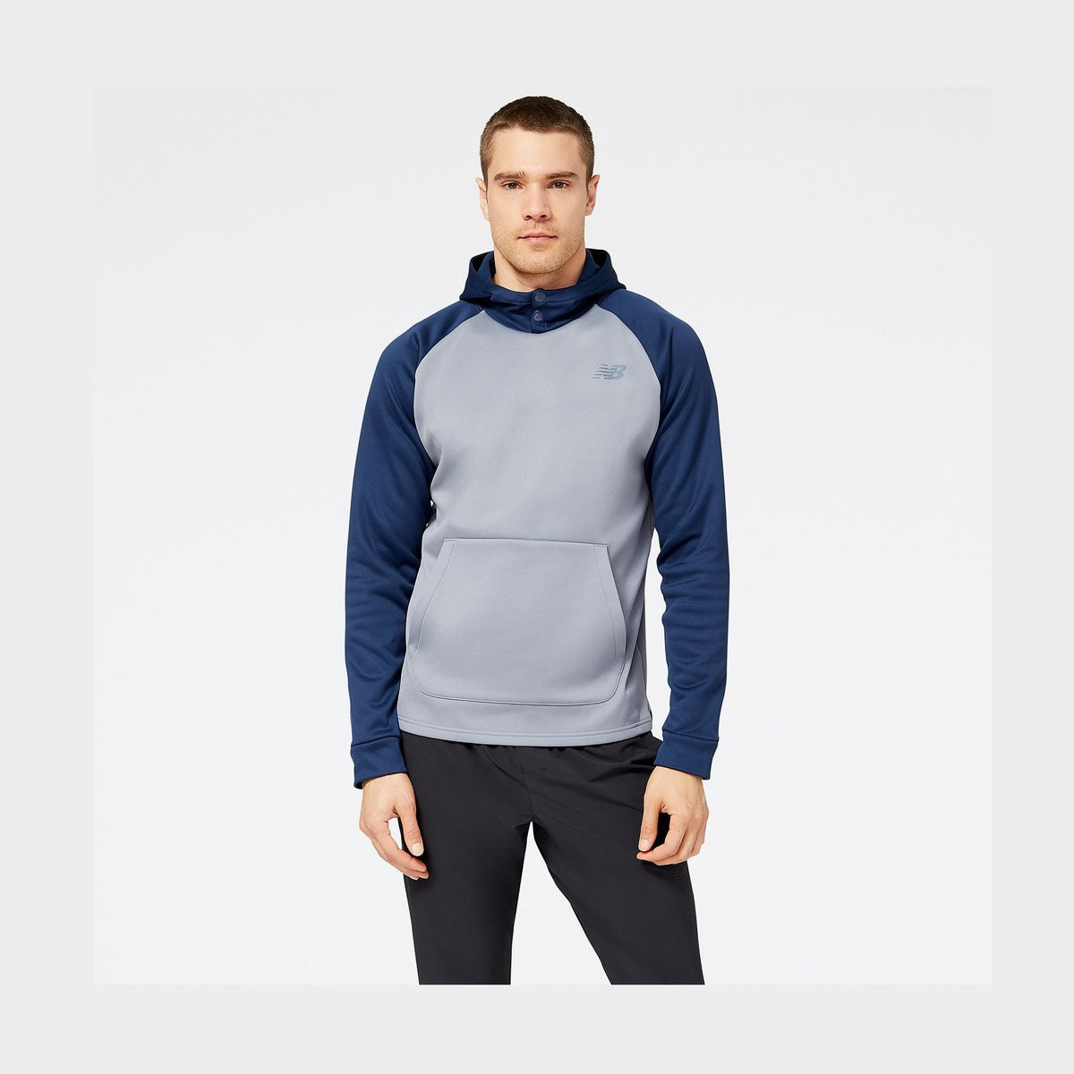 New Balance Men's Baseball Pull Over Hoodie-1